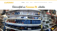 Desktop Screenshot of euromax.hu