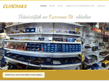 Tablet Screenshot of euromax.hu